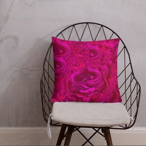 Ventcri Home Decor Accent Pink Boho Throw Pillow